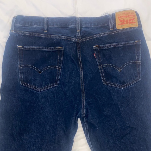 Levi's Navy Blue Relaxed Fit Men's Jeans - Picture 5 of 5